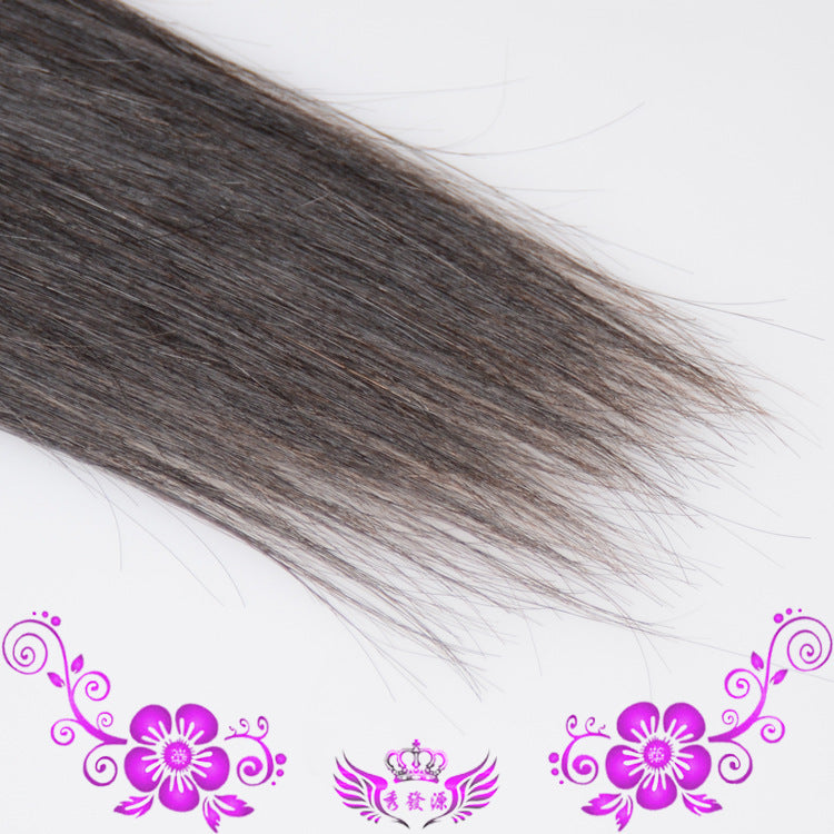 Real hair hair piece Real hair hair piece